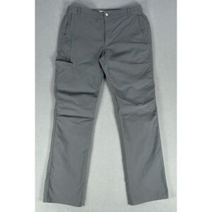 Duck Camp Pants Mens Large Tall Grey Drifter Performance Nylon Fishing Hiking